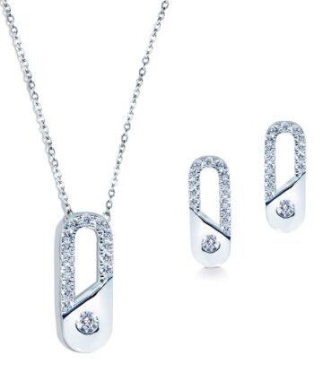 Abelstedt   Clip Smykkesæt   Sølv