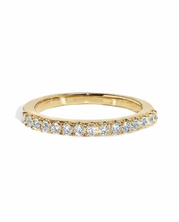 Alliancering Med Diamanter   Guld