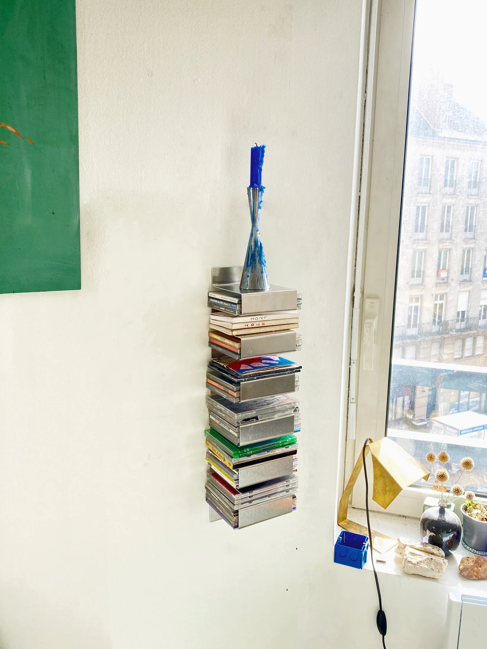 Aluminium Shelf Long Hang Up With Double-sided Tape