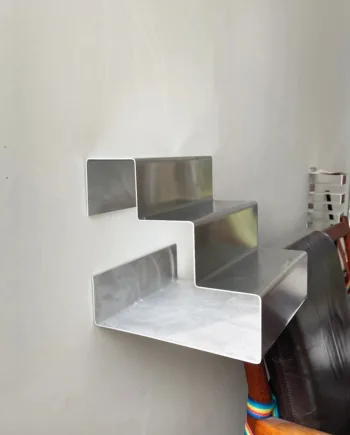 Aluminium Stair Shelf Hang Up With Double-sided Tape