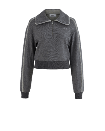 Buff Polo Dark Gray   One Size