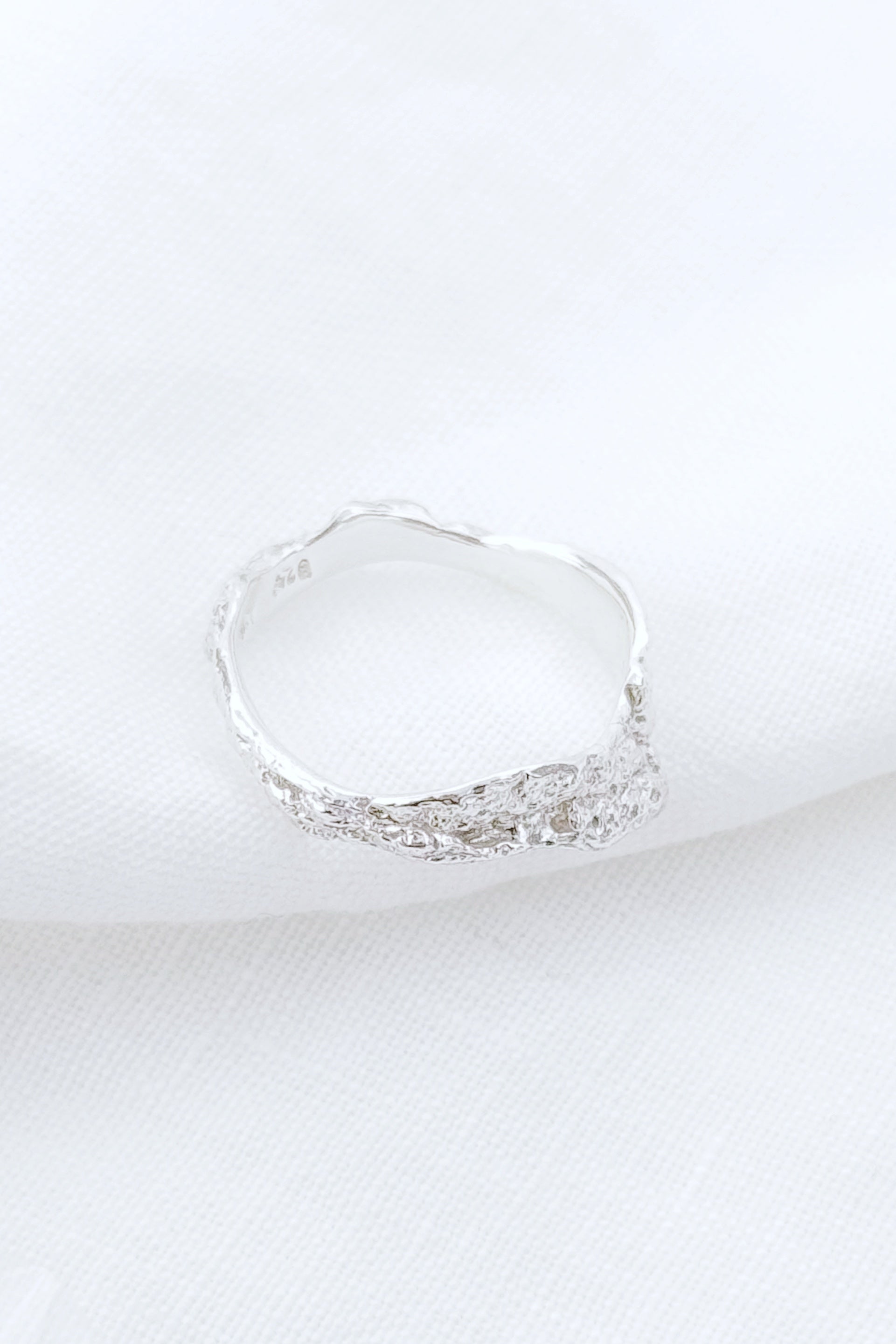 Candy Crunch Lemon Drop Ring 52   Sterling 925 Silver