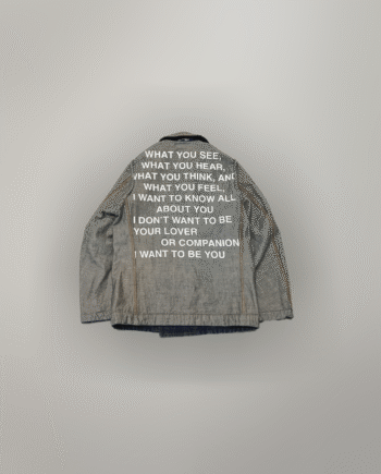 Cdg Junya Watanabe Poem Denim Jacket 2002