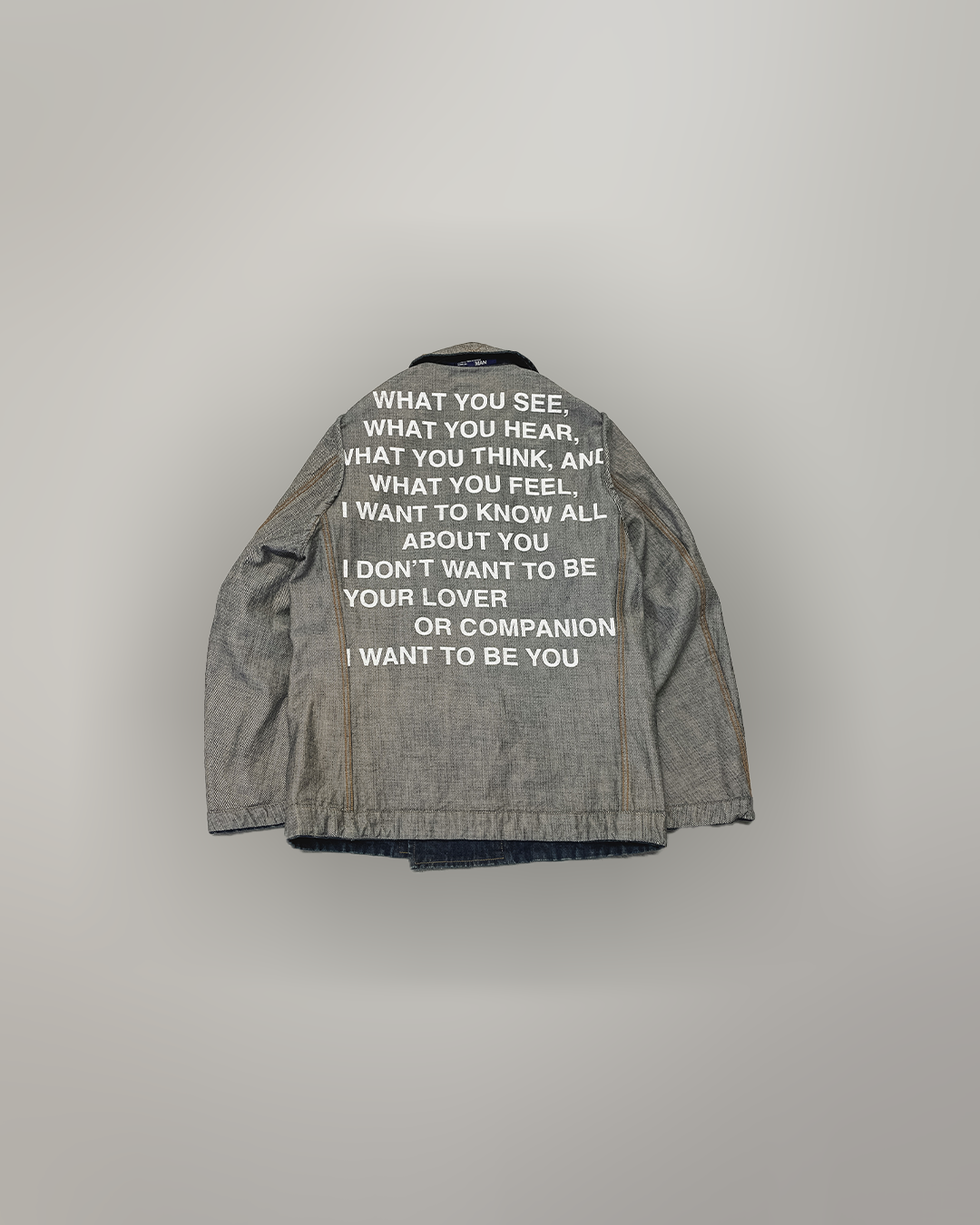 Cdg Junya Watanabe Poem Denim Jacket 2002
