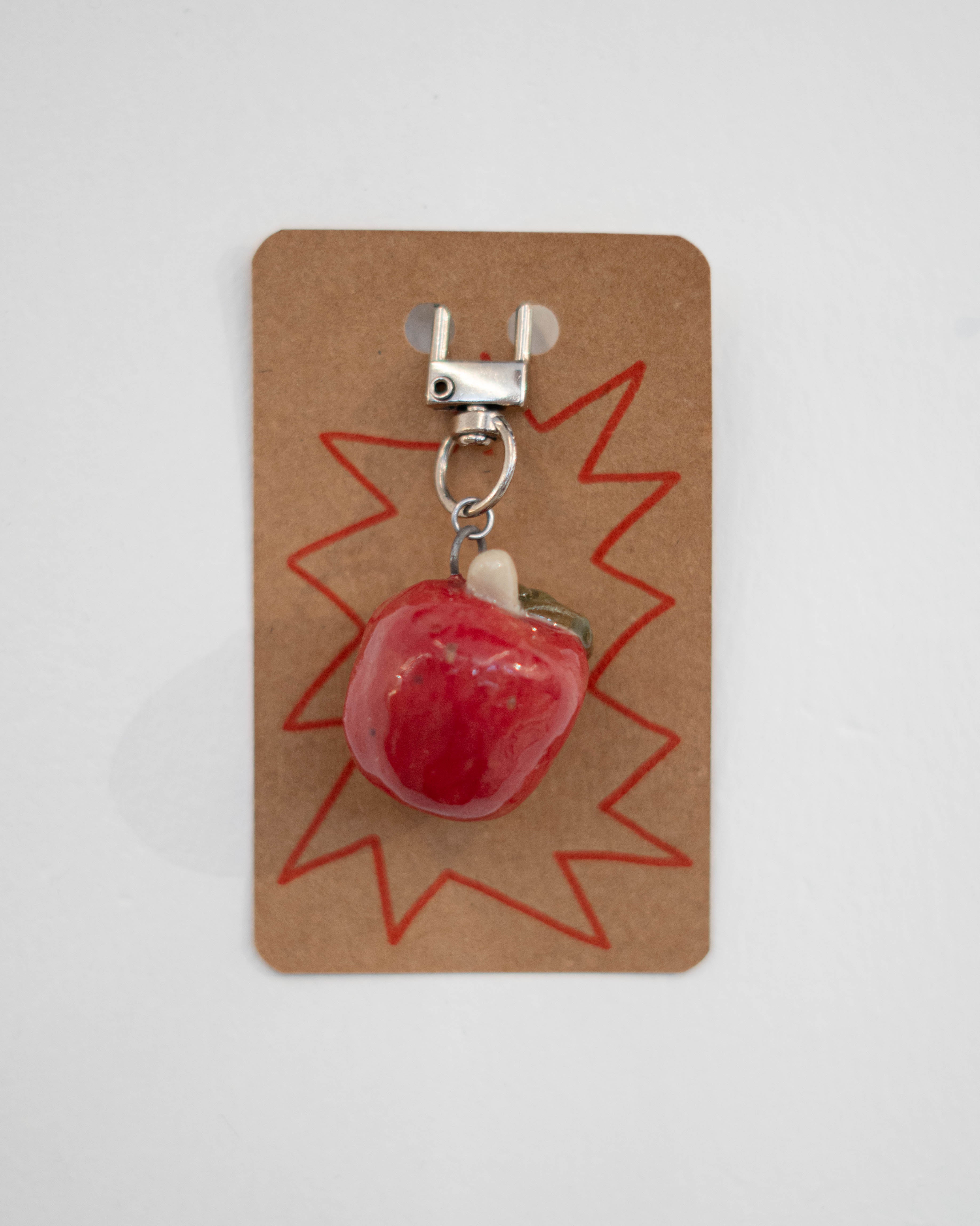 Ceramic Keychains Small Apple