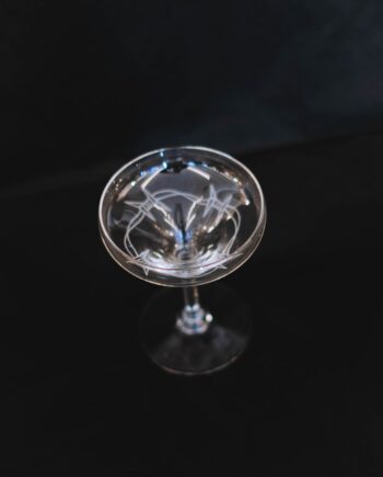 Engraved Champagne Misket Glasses