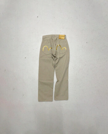 Evisu Jeans Beige