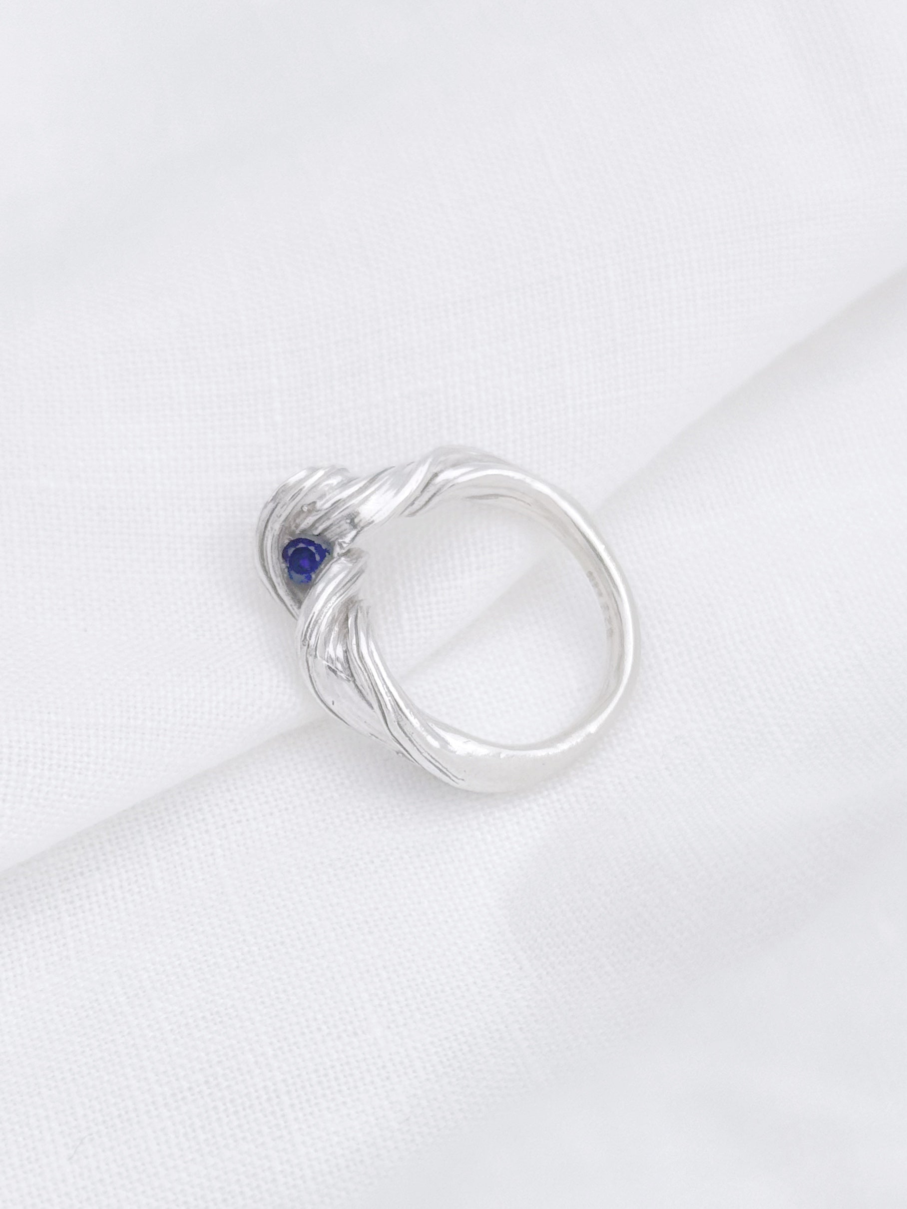 Helix Maelstrom Ring Size 50 Sterling 925 Silver