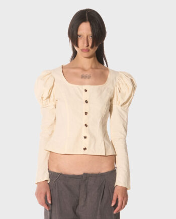 005-75  White Dama Shirt Xs