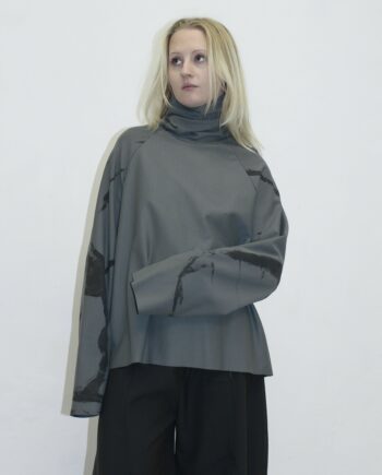 Zirl Top   Handprinted