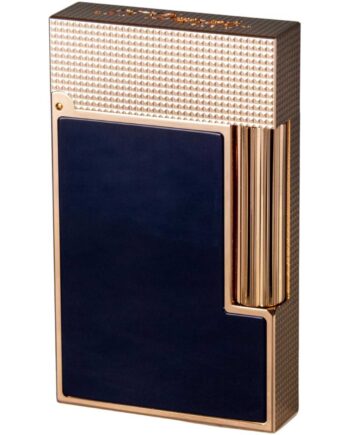 Dupont Flintlighter Ligne     Mat Blå Og Rosaguld