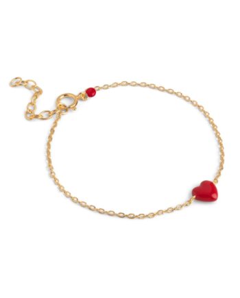 Enamel Armbånd Amore Red