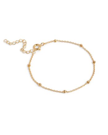 Enamel Armbånd Bracelet  Beaded Chain Gold