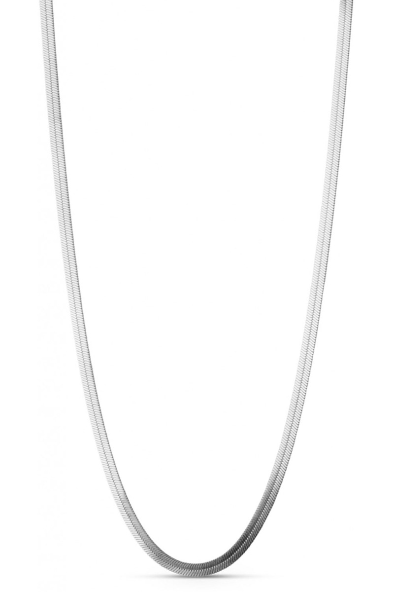 Enamel Halskæde Caroline Silver