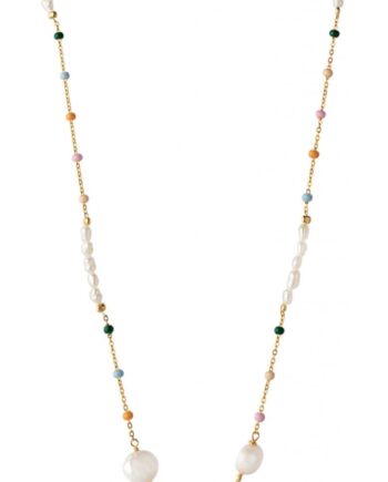 Enamel Halskæde Lola Perla Necklace Dreamy Pearl