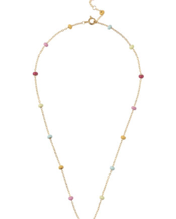 Enamel Halskæde Necklace  Lola Bold Rainbow