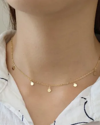 18k Forgyldt Sølvkæde 38cm 5cm