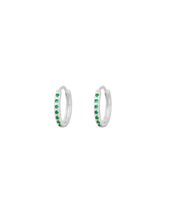 Ix Billy Green Hoop Silver