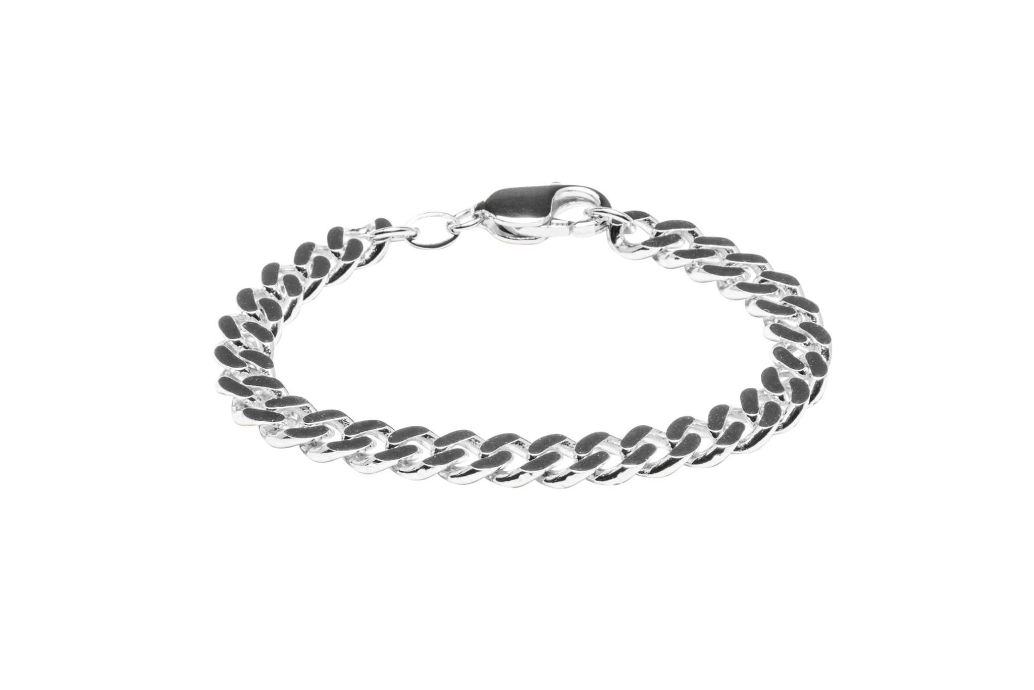 Ix Chunky Curb Bracelet Silver