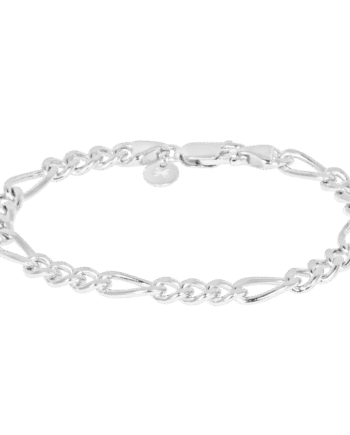 Ix Chunky Figaro Bracelet Silver