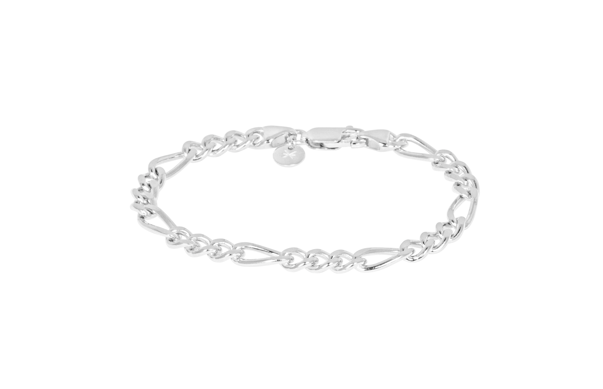 Ix Chunky Figaro Bracelet Silver