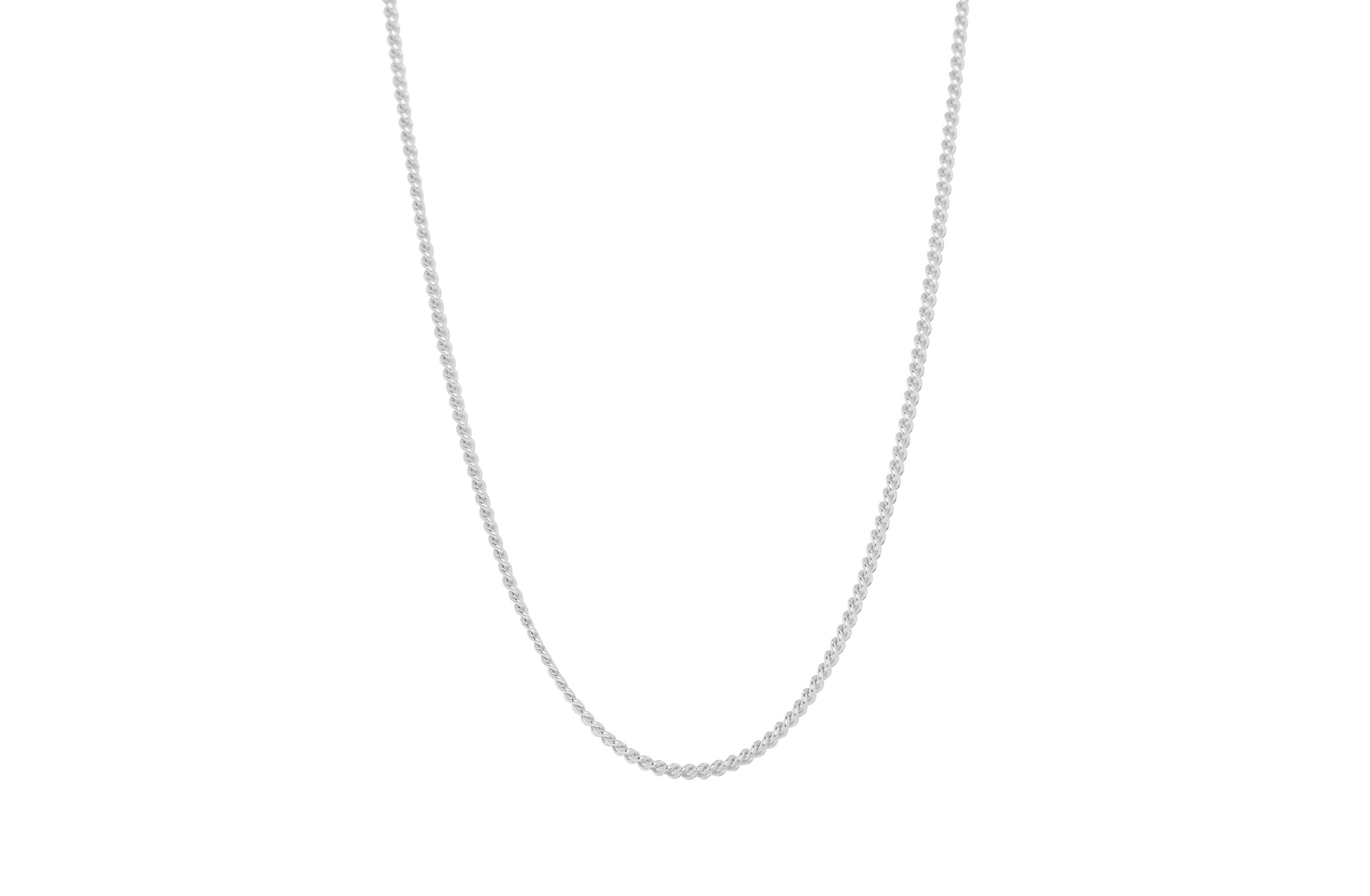 Ix Curb Medi Chain Silver