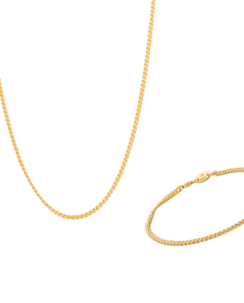 Ix Curb Medi Smykkesæt