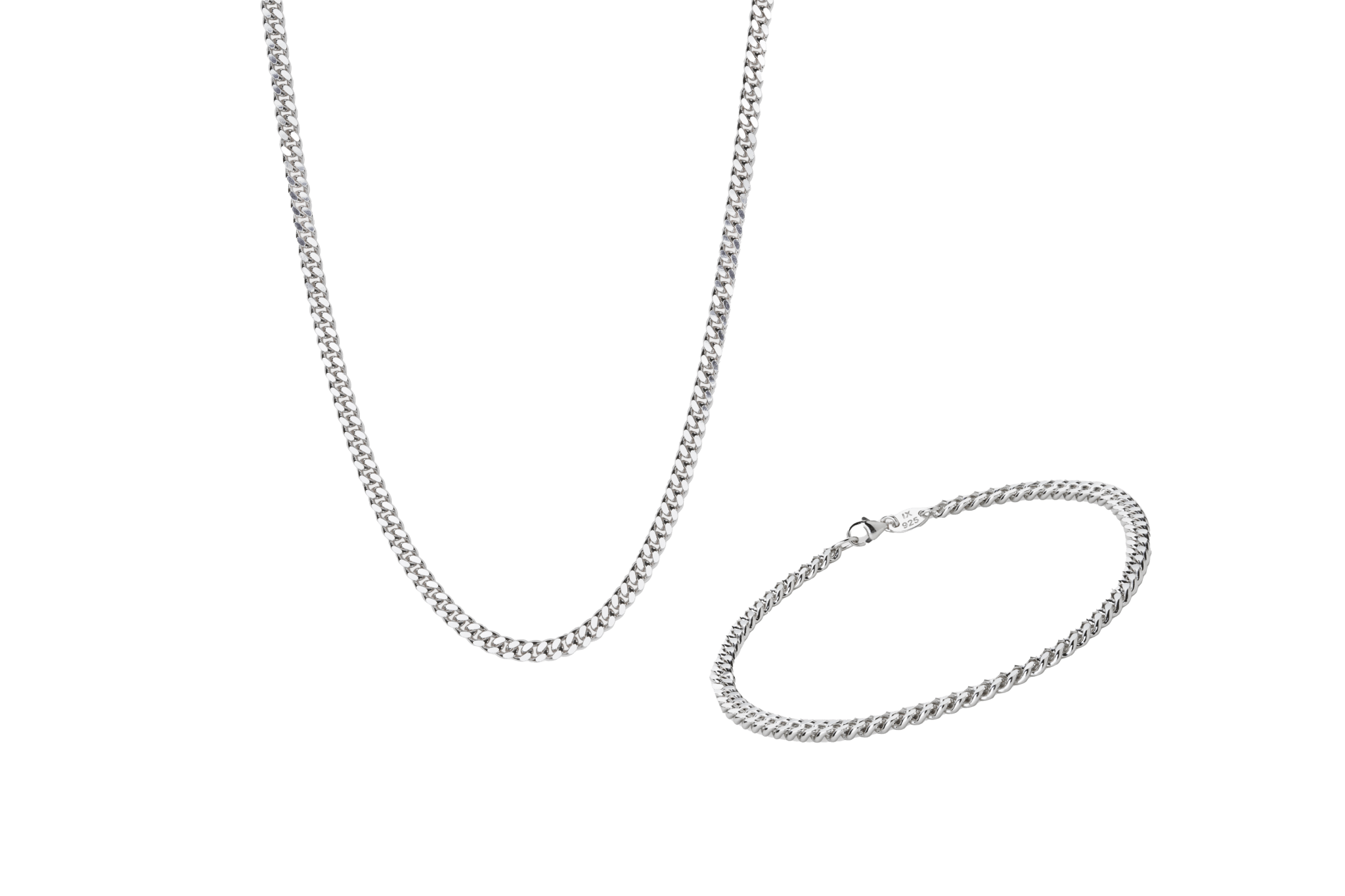 Ix Curb Silver Smykkesæt