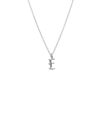 Ix   Letter Charm Silver