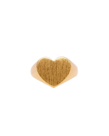 Ix Heart Signet Ring