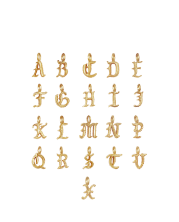 Ix Ice Letter Charm