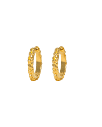 Ix Mini Crunchy Edge Earring