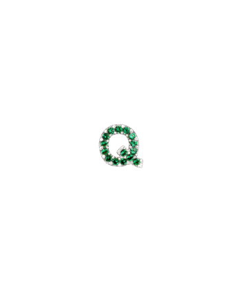 Ix   Green Earring Silver
