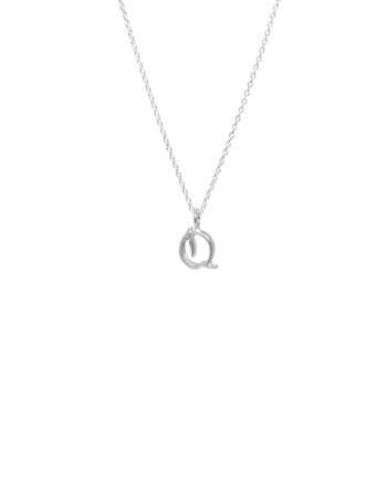 Ix   Letter Charm Silver