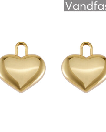 Annebrauner Heart Pendant 18k Guldbelagt