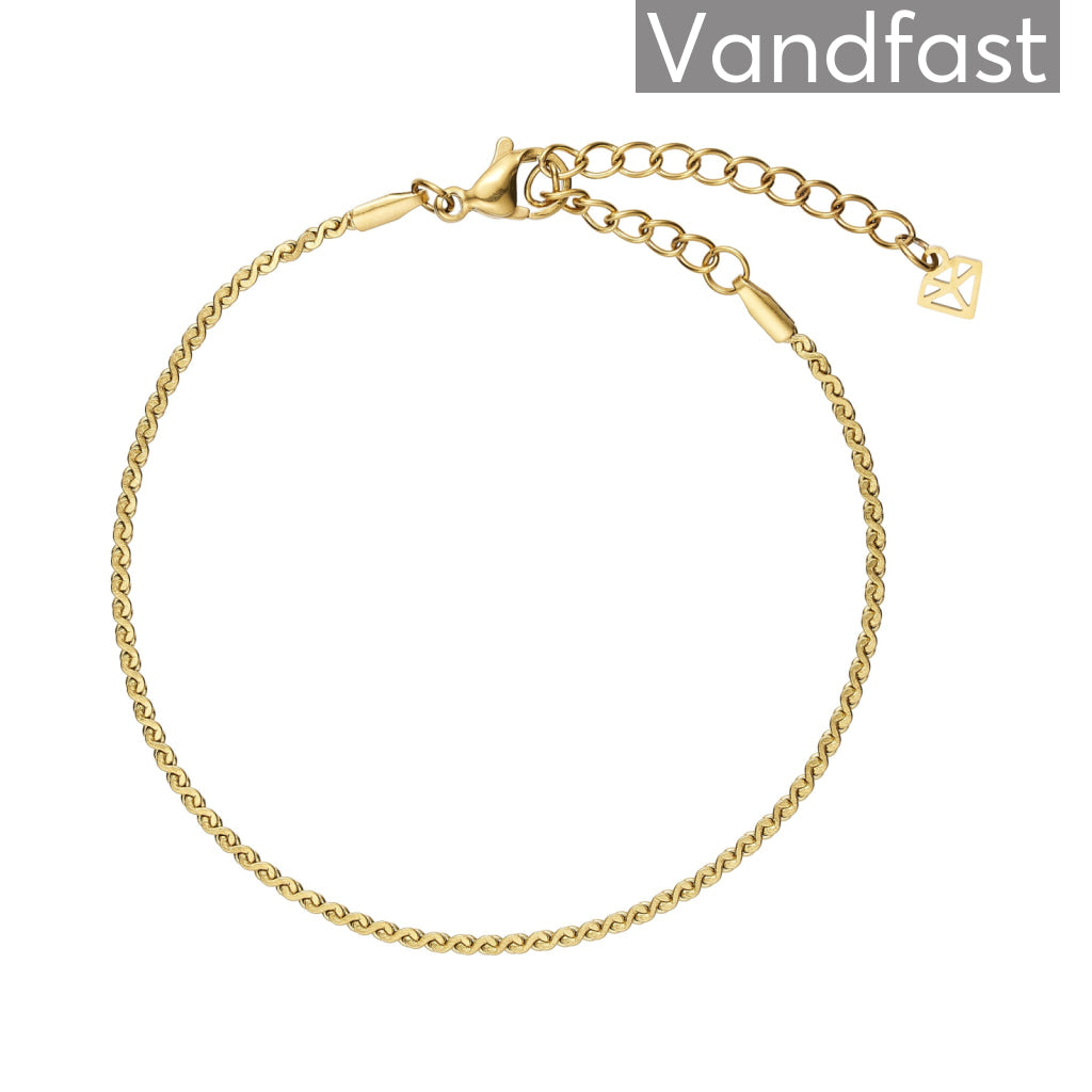 Annebrauner  -shape Armbånd 18k Guldbelagt