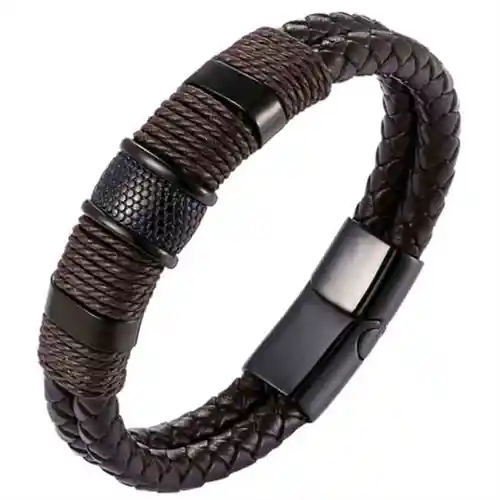 Db Brown Crawe Læderarmbånd