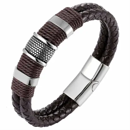 Db Classic Brown Crawe Læderarmbånd
