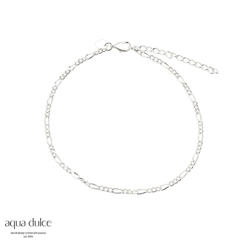 Figaro Anklet   Silver