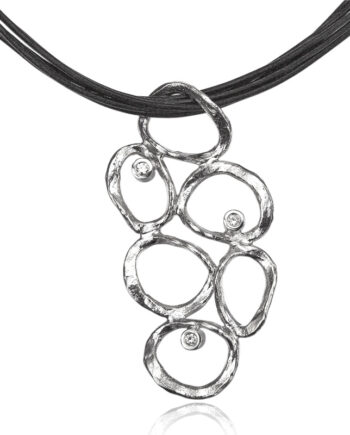 Halsmykke   Sølv Med Zirkonia