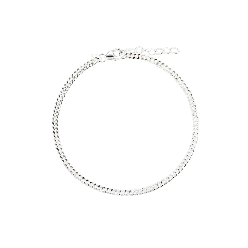 Panzer Anklet Silver 22     Cm