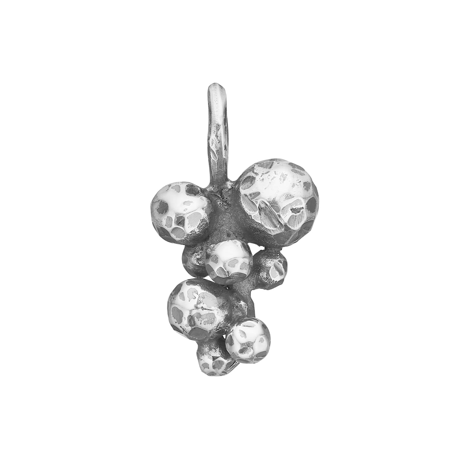 Rose Buds Cluster-  Sølv Vedhæng