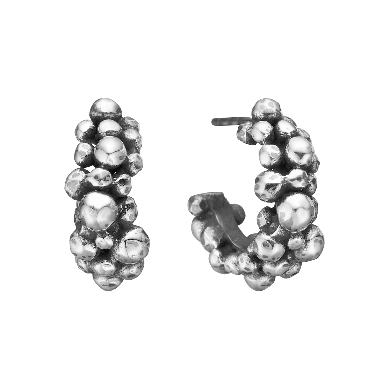 Rose Buds Silver Cluster-  Creol