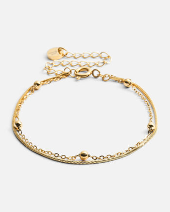 Snake Rope Armbånd 18k Guldbelagt