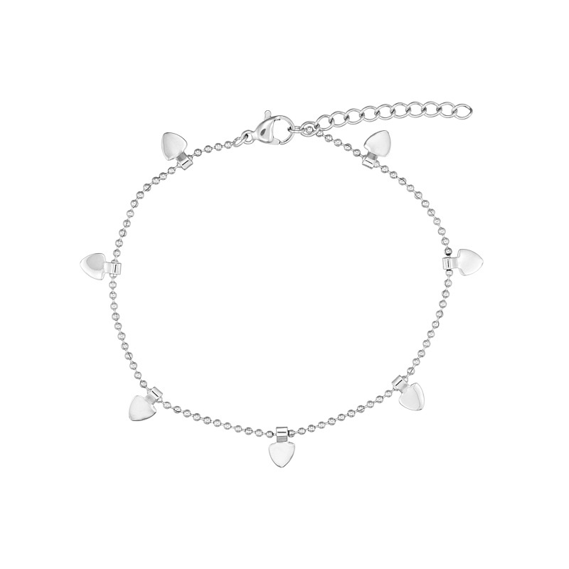 Armbånd Stål Med Hjerter