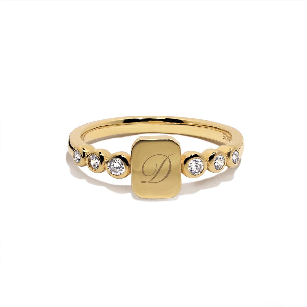Oxford Signet Guld Ring