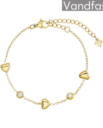 Annebrauner Palermo Mix Armbånd 18k Guldbelagt