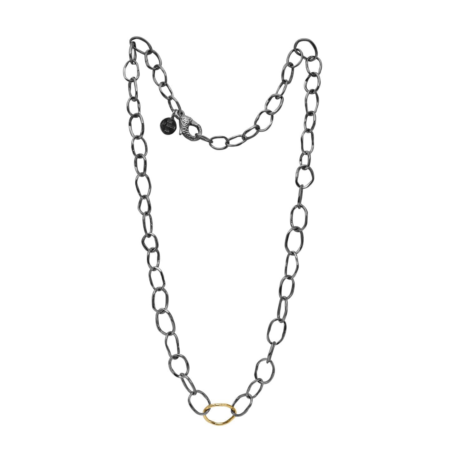 Apollo Slim Golden Link  50cm  Halskæde