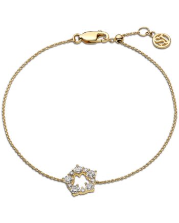 Armbånd Brina 14 Kt  Guld El  Hvidguld   52 Ct Tw  -  Vs Lab-grown Diamanter