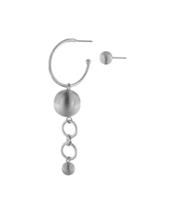 Dansk Copenhagen Dobbelt ørering Rhodium